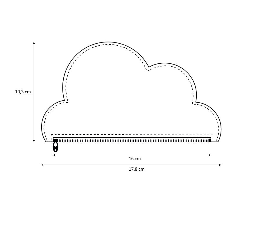 Leather Cloud Purse - Black