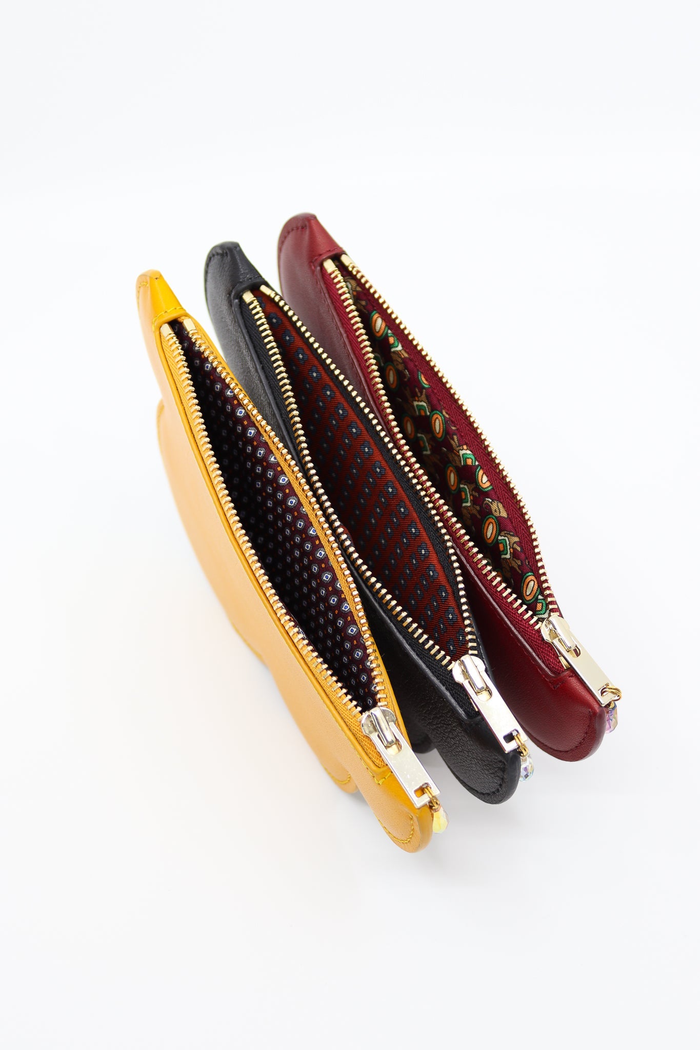 Leather Cloud Purse - Mustard