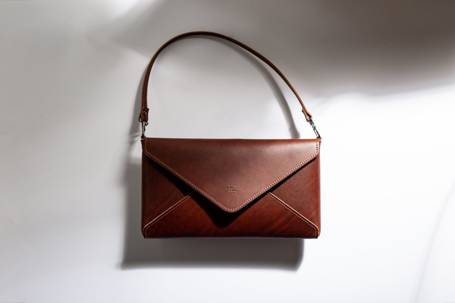 Great Model Clutch – Cognac
