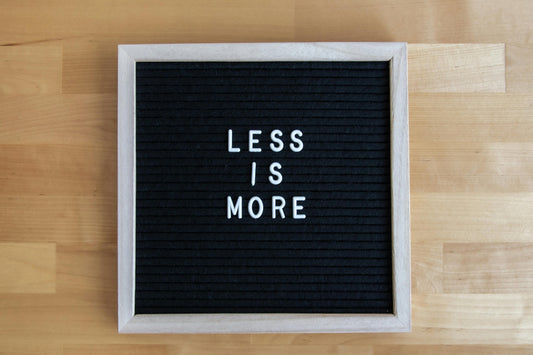 Why 'Less Is More' Matters When Buying Accessories