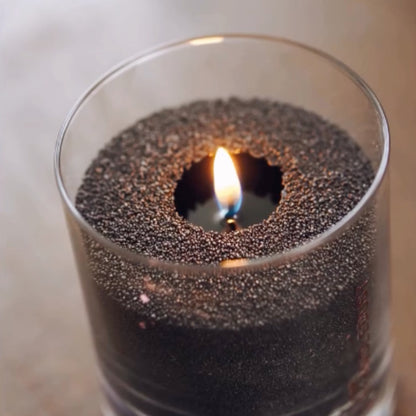 Black – Unscented Powdered Candle Refill Kit (330g)