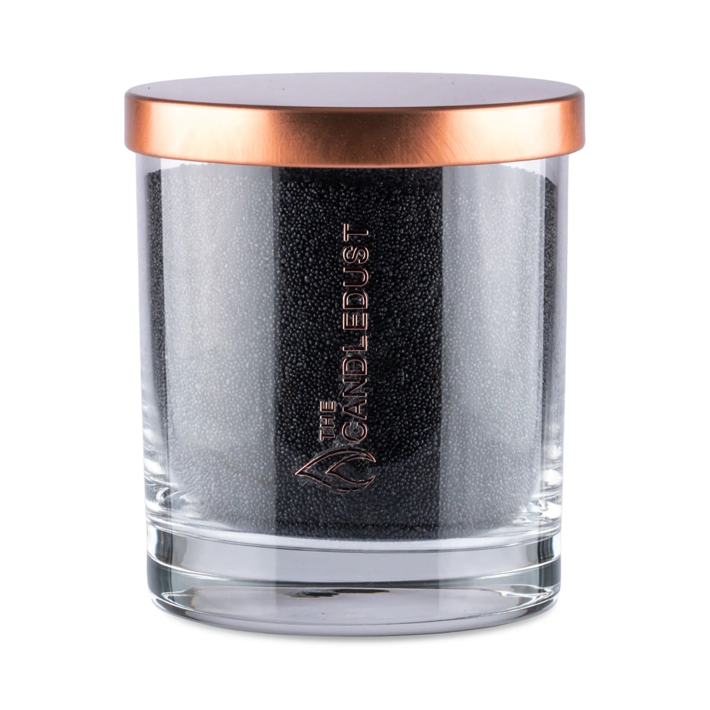 Black – Unscented Powdered Candle in Glass (160g)