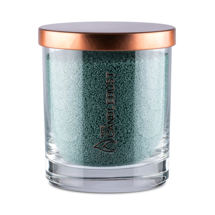 Emerald – Unscented Powdered Candle in Glass (160g)