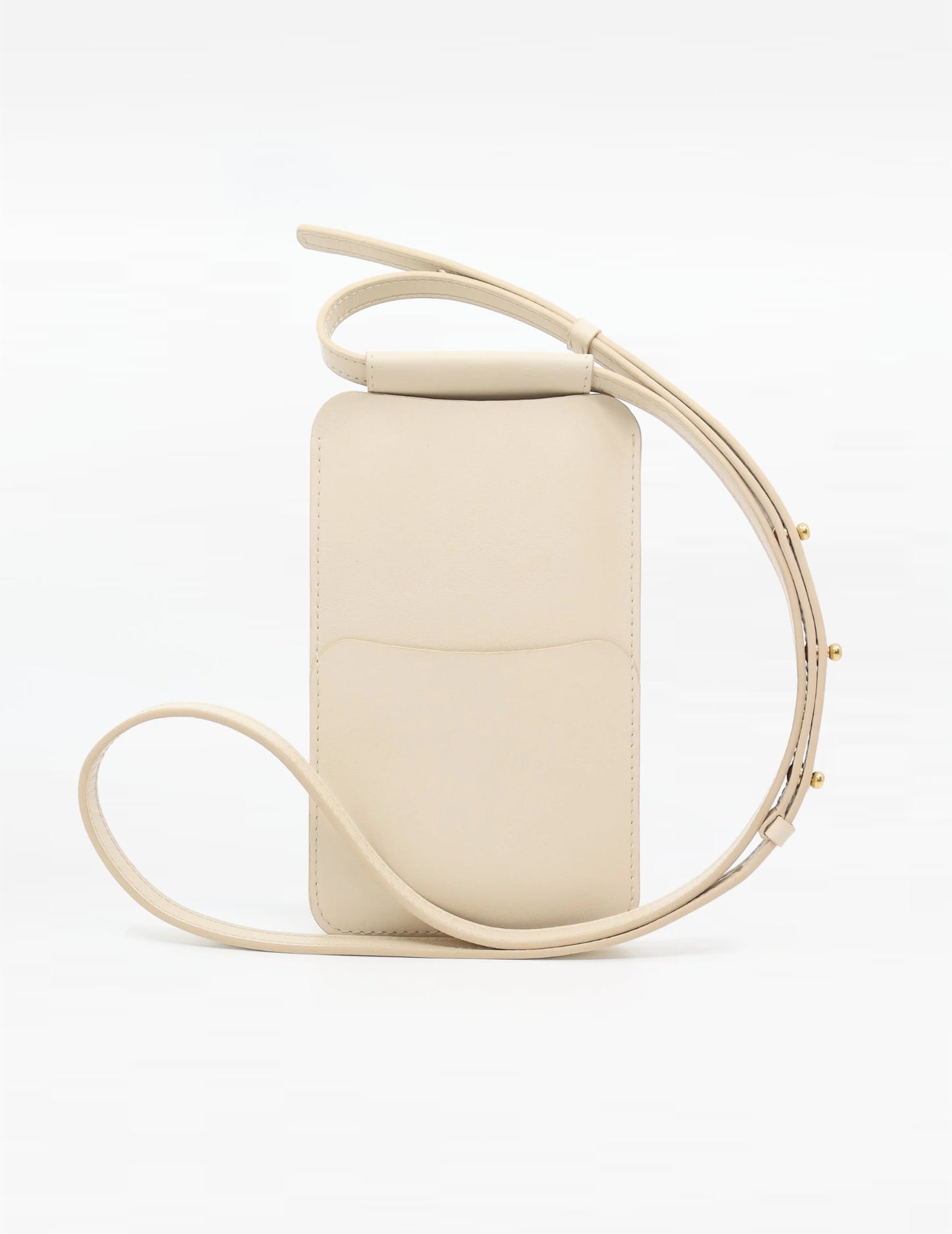 Crossbody Phone Pouch – Beige
