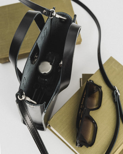 Bold Bucket Handbag - Black