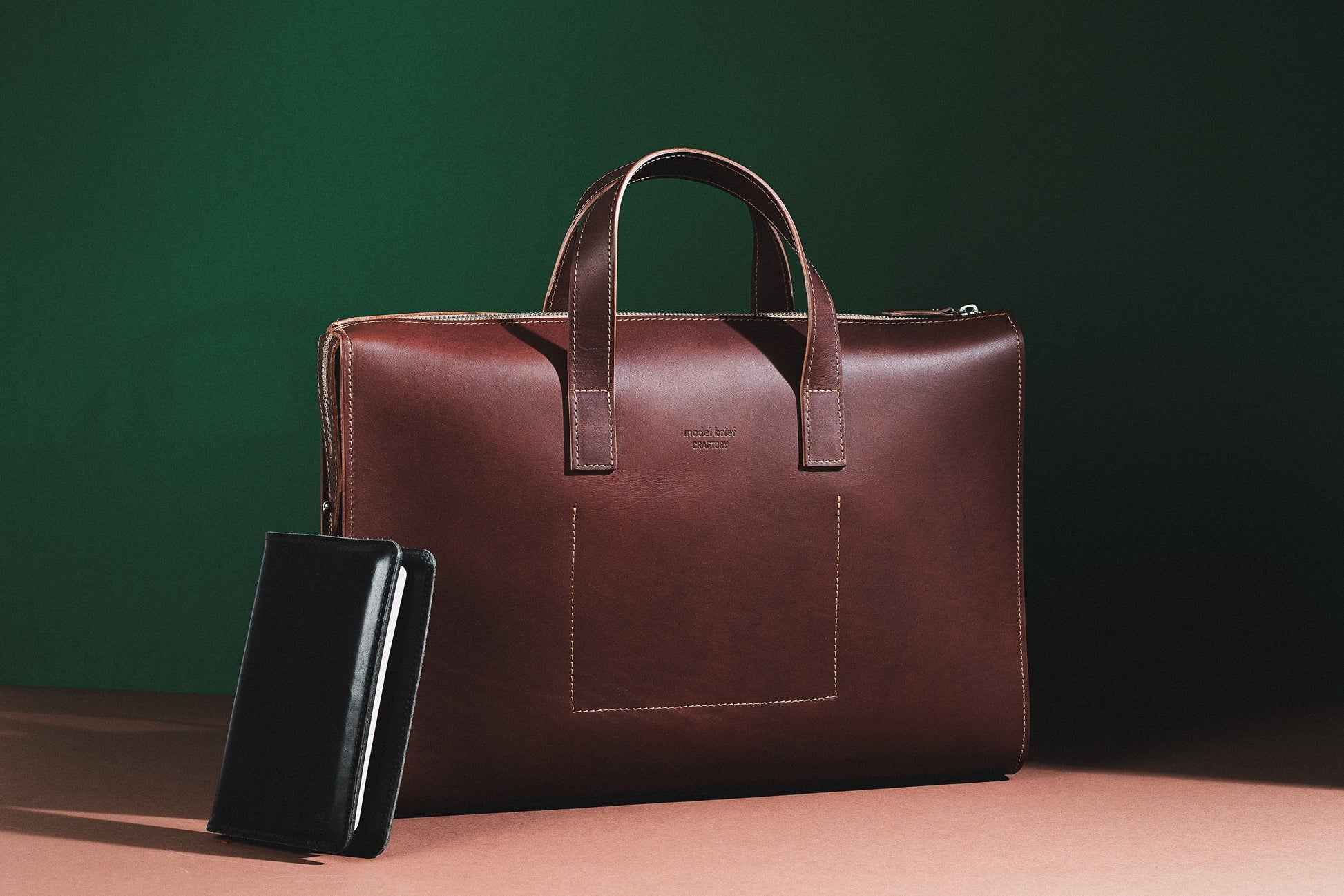 Briefcase Model Brief - Cognac