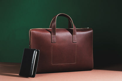 Briefcase Model Brief - Cognac