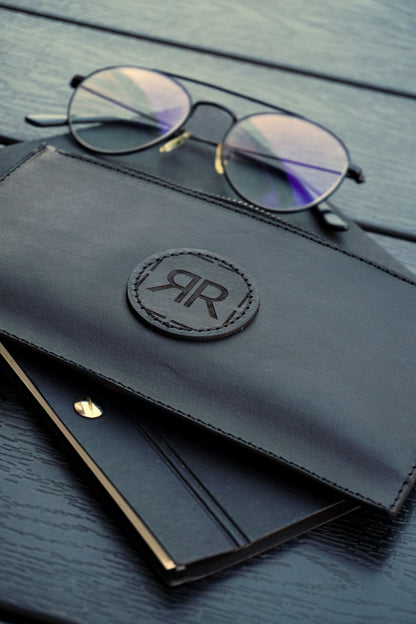 Leder-Wristlet-Geldbörse