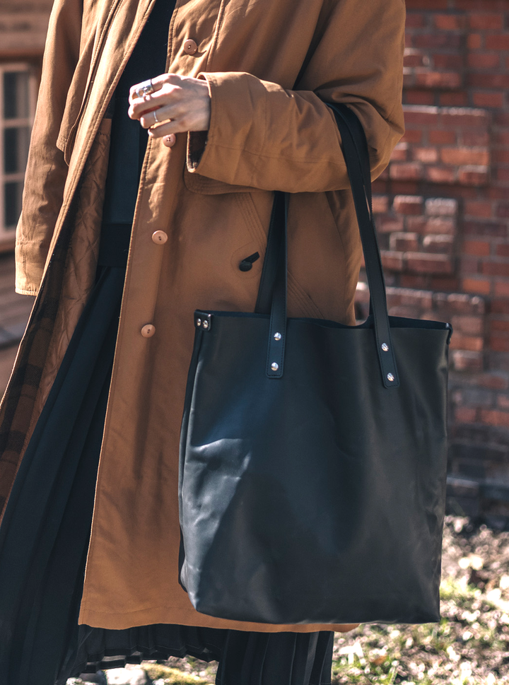 Island Hopper Leather Tote Bag