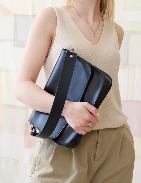 ASTORIA Leather Bag – Black